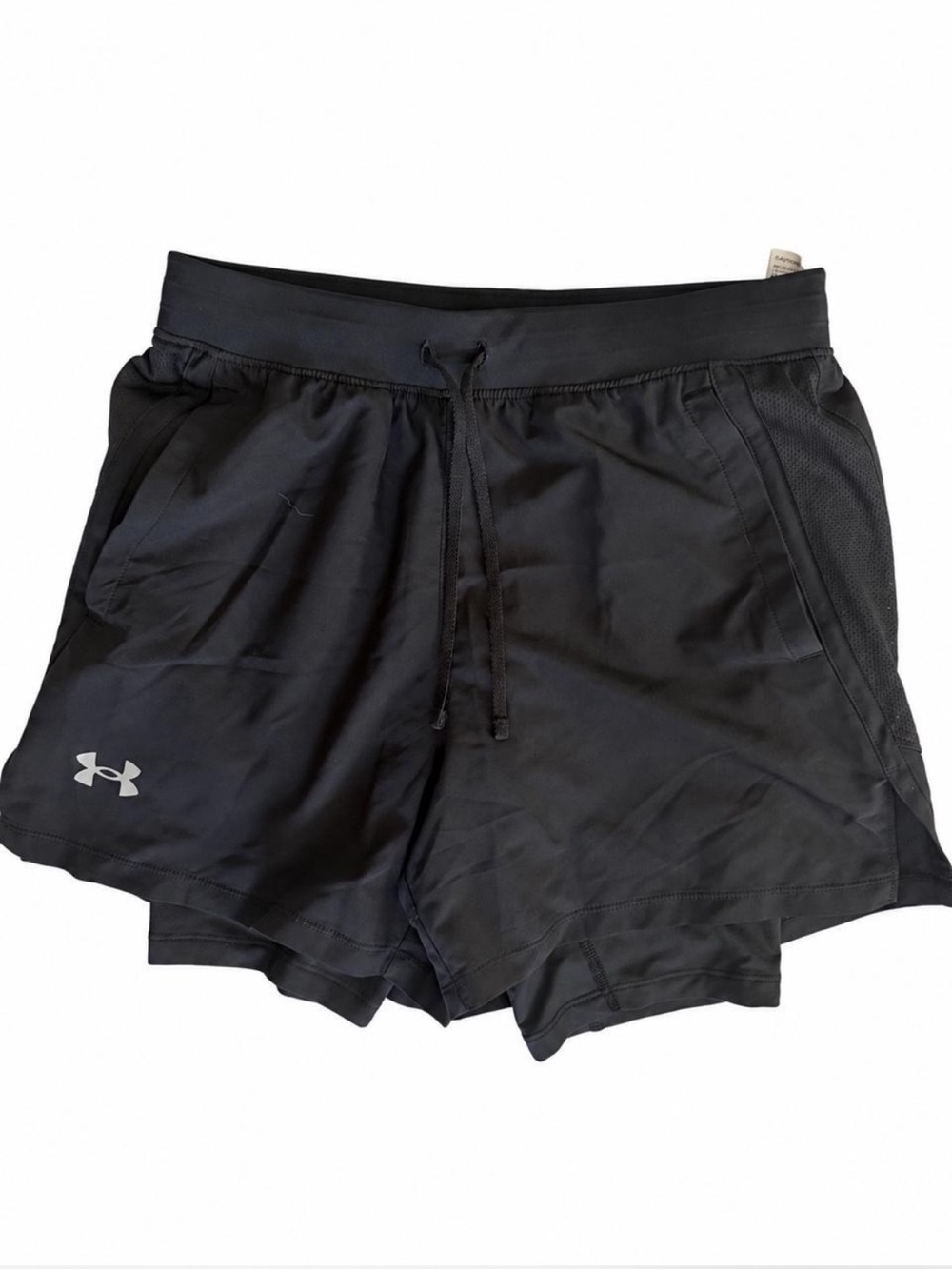 Under Armour Women’s Black Athletic Running Shorts with Liner